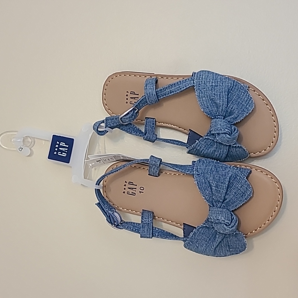 Baby Gap Chambray Sandals Size 10